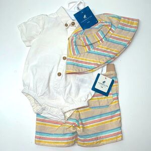 🔥Caribbean Joe 3 pc set boys kids sz 6 months New